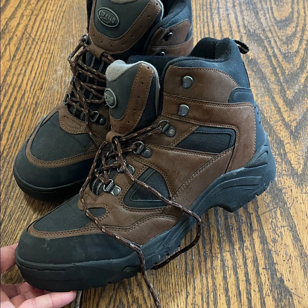 Red Head Men's Brown and Black Hiking Boots - Durable Outdoor Footwear
